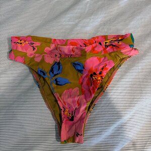 Floral Patterned Bikini Bottoms